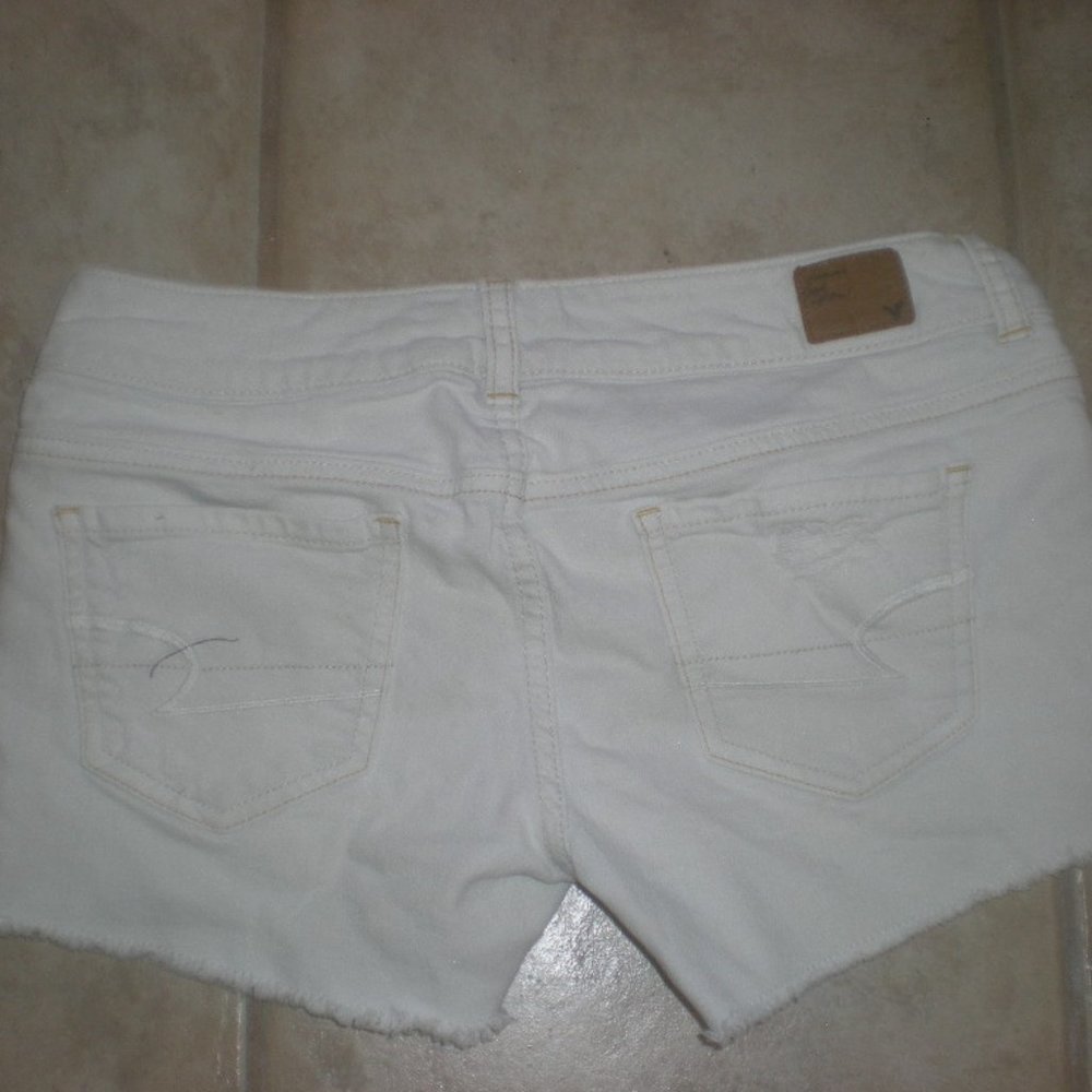 American Eagle Outfitters White Jean Shorts